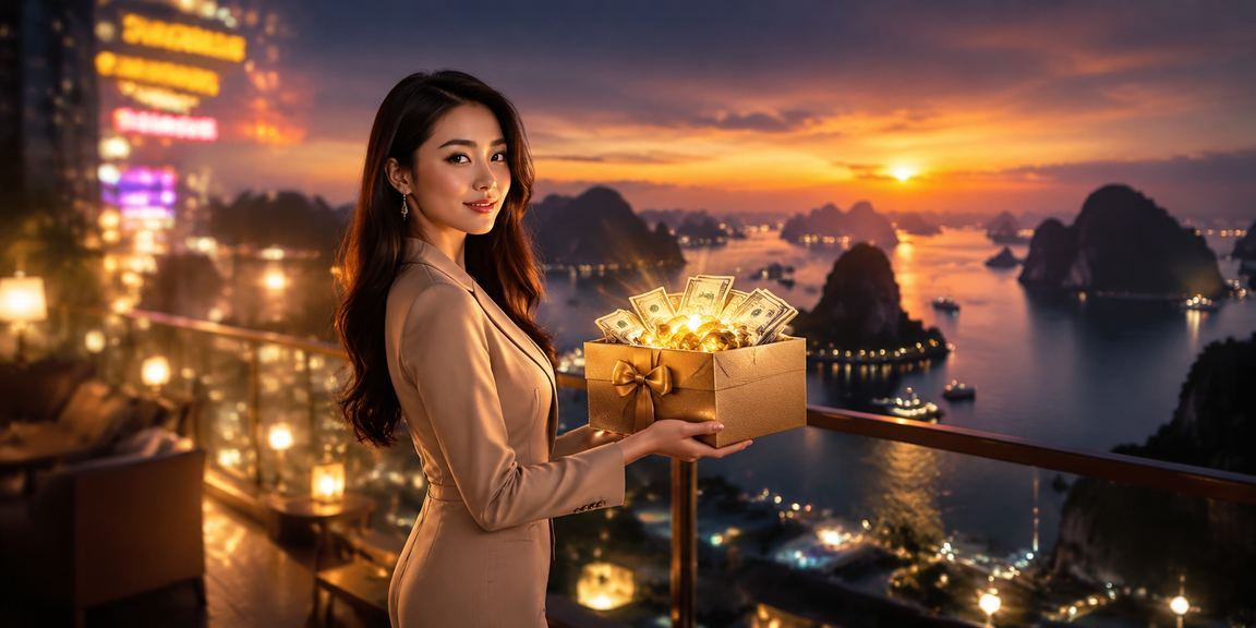 Khách VIP trải nghiệm dịch vụ casino cao cấp tại vịnh Hạ Long qua thiết bị di động