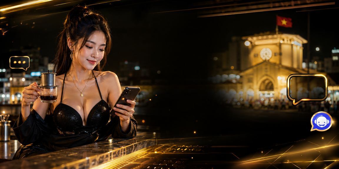 Người dùng TP.HCM tham gia cá cược esports qua điện thoại tại quán cà phê