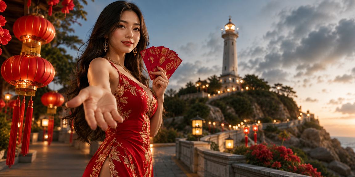 Không khí chơi game tại Vũng Tàu với ánh đèn lồng sáng tạo không gian